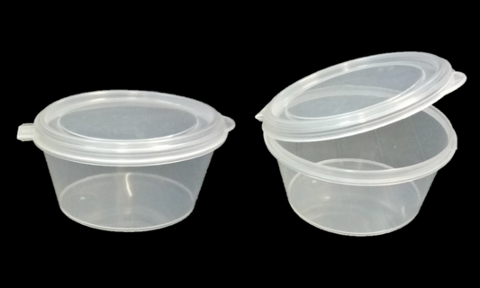 [SC2-Sets] 2oz Sauce Cup Hinged Lid 1000s