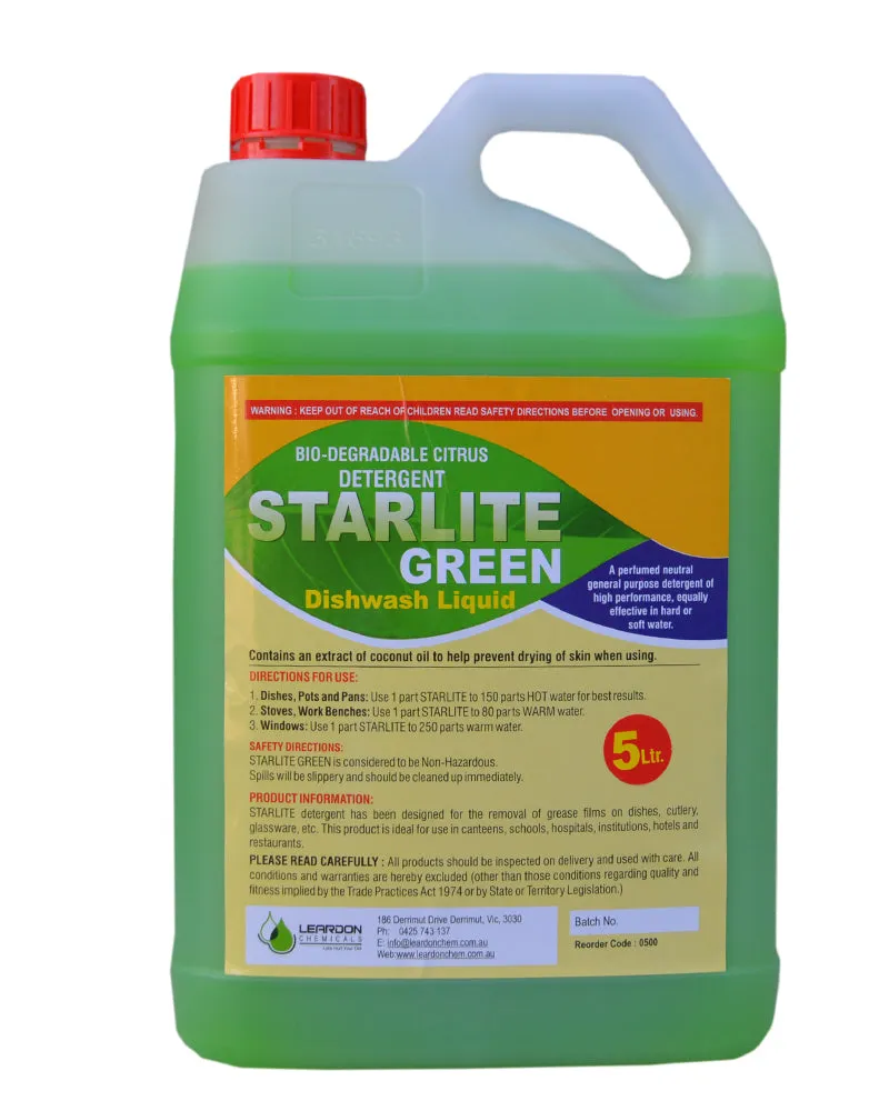 [STARLITE-5 LT] Lemon Dishwash Liquid 5LT