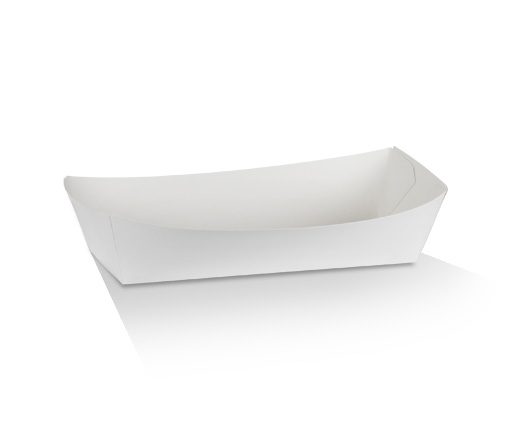 [THD] Hot Dog Tray/White Cardboard 250/CTN