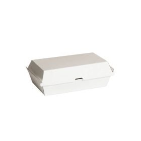 [ESWWP] Snack Box - Regular/ White Corrugated / Plain 200pc/ctn