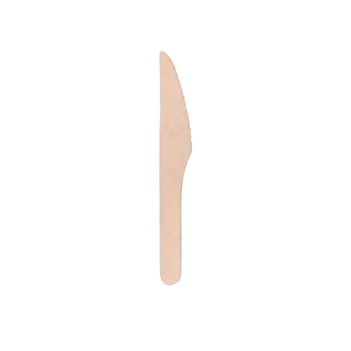[WCKNF-U] WOODEN FSC 100% CUTLERY UNCOATED - KNIFE 160MM