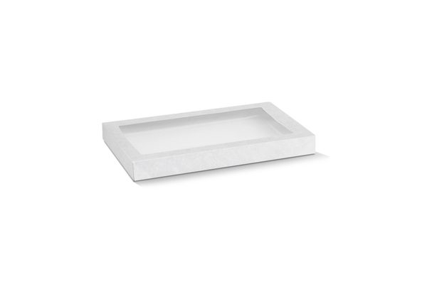White Catering Tray Lid - Medium-100/CTN
