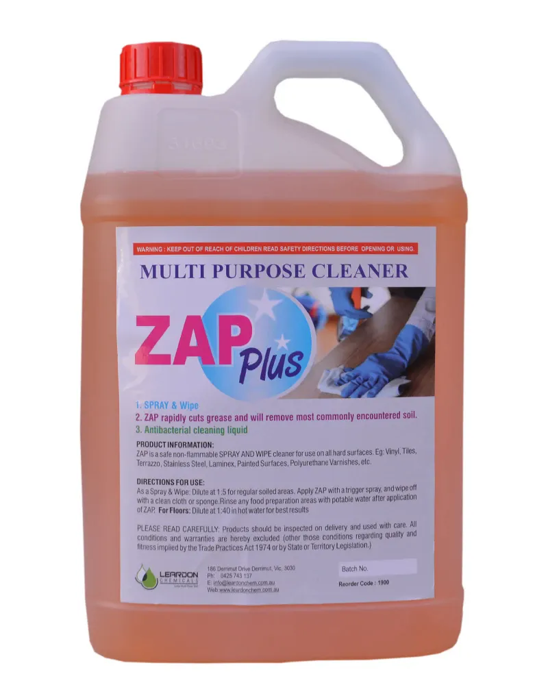 [ZAP PLUS-5 LT] Spray & Wipe 5LT