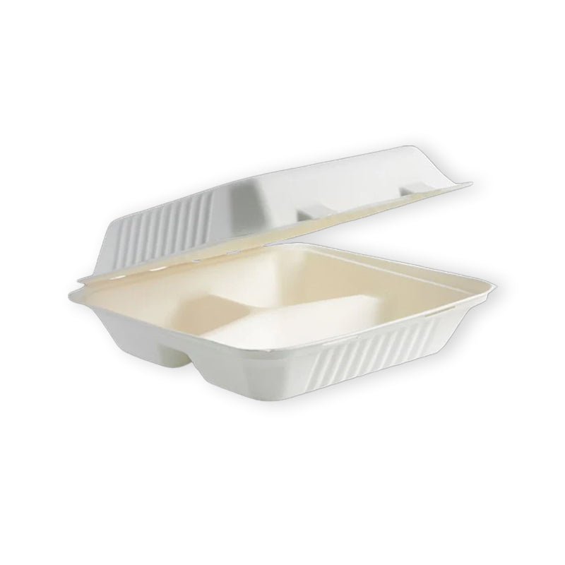 [PCT093] 9" 3 Compartment Clamshell 200pc