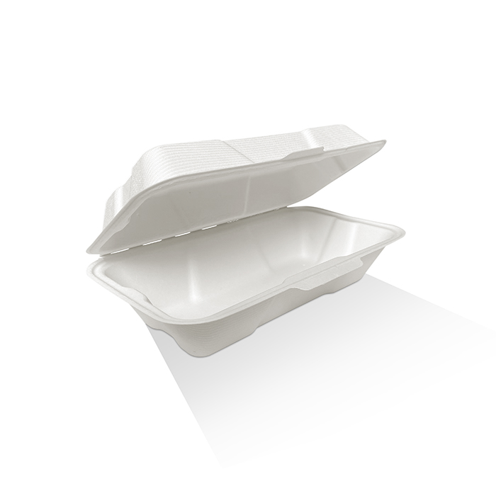[A-SH58] Clamshell Sugarcane 8.5" x 5" x 3" 400pc/ctn