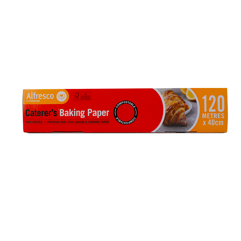 [ABP40-F] ALFRESCO CATERERS FSC MIX BAKING PAPER 120M X 40CM