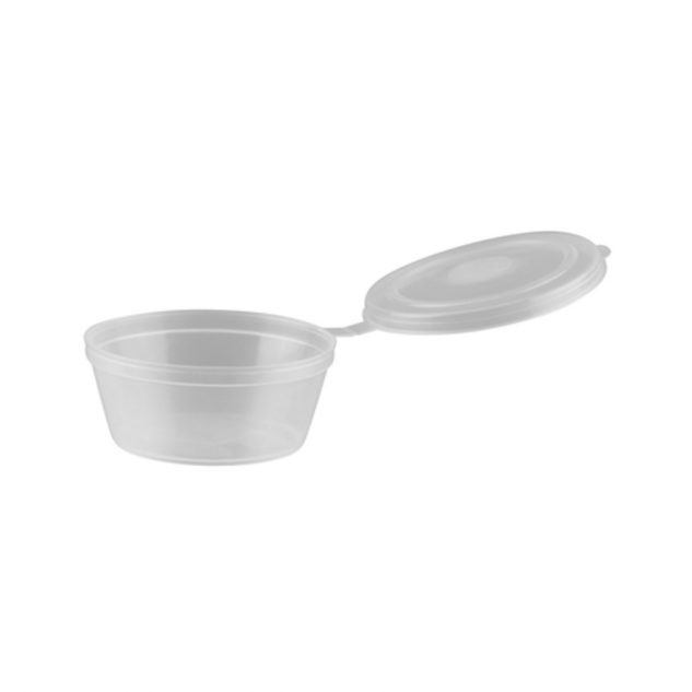 [BE-PPH30] BetaEco Hinged PP Portion Cup with Lid 30ml (1oz)