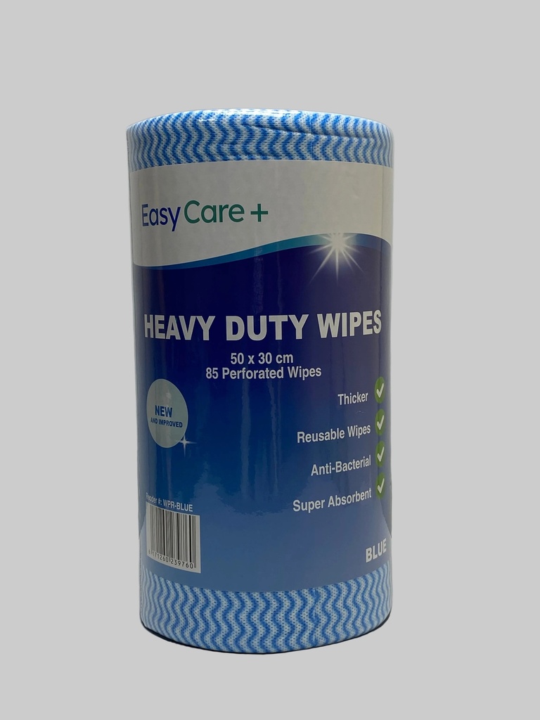 [BLHDW90] BLUE HEAVY DUTY WIPES 30x50cms