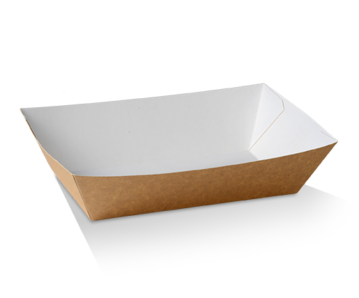[BT4] #4 LARGE TRAY/BROWN CARDBOARD 400/CTN