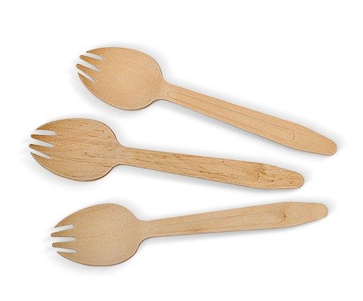 [CW-Spork] Wooden Spork 1000pcs