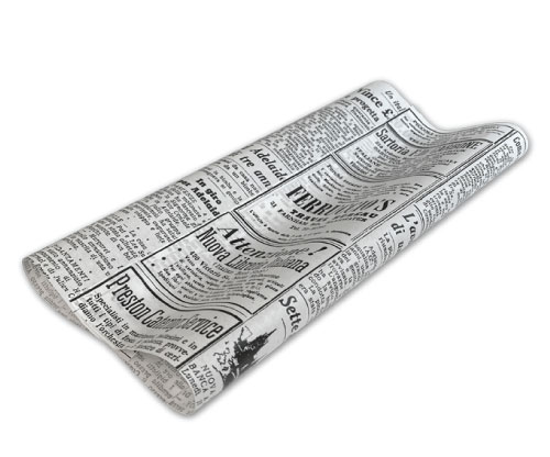 [GPNEWSL (PACK)] #Greaseproof Paper Newsprint Large 400 X 330mm - 200/
ream