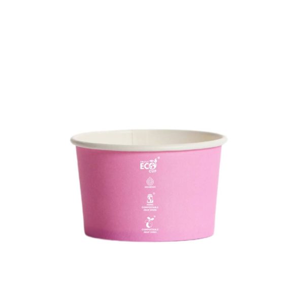 [IC03PASTELECO] 3oz Ice cream Truly Eco
 cup - Pastel