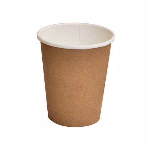 [KHC8S90] *8oz PE Coated SW Cup/Kraft Print 1000pc/ctn