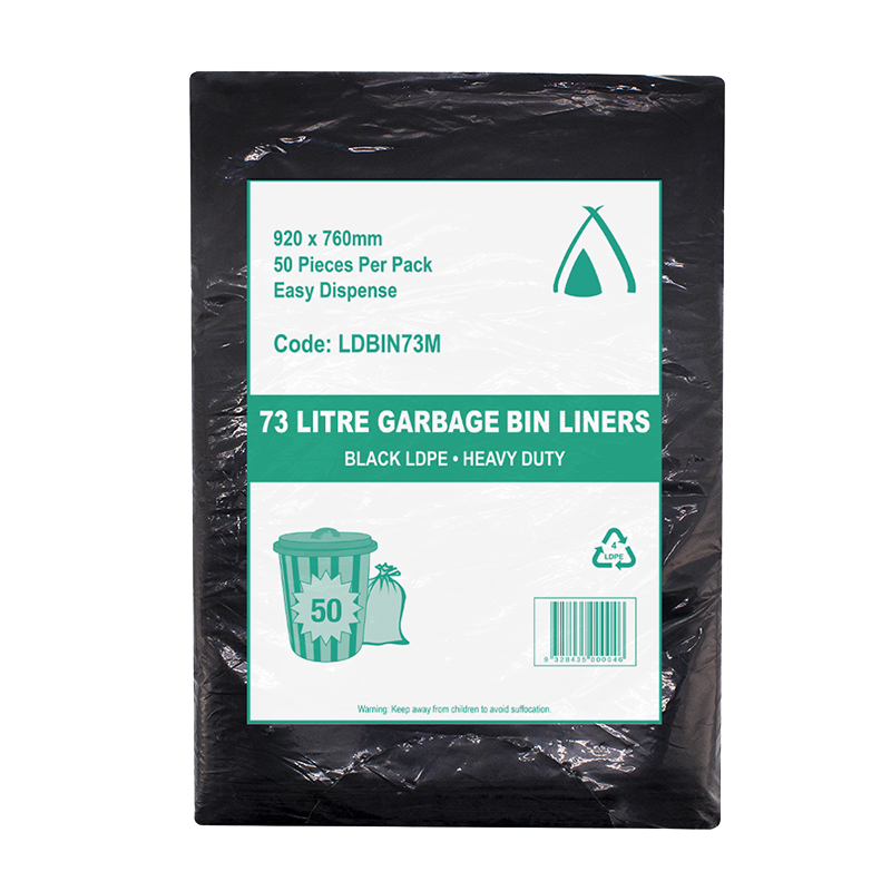 [LDBIN73H] 73 LTR H/DUTY LD BLK B/LINER 920X760MM