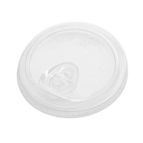 Clear Sip & Straw Less RPET Lid to Suit Cold Cup 12/16/22oz
