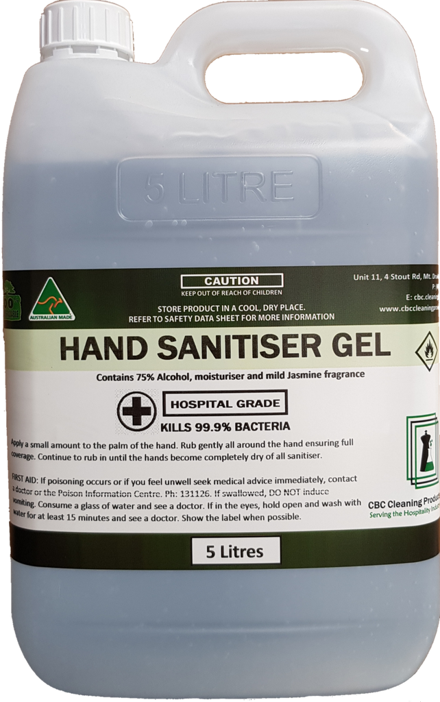 5L Hand Sanitiser Gel 70%