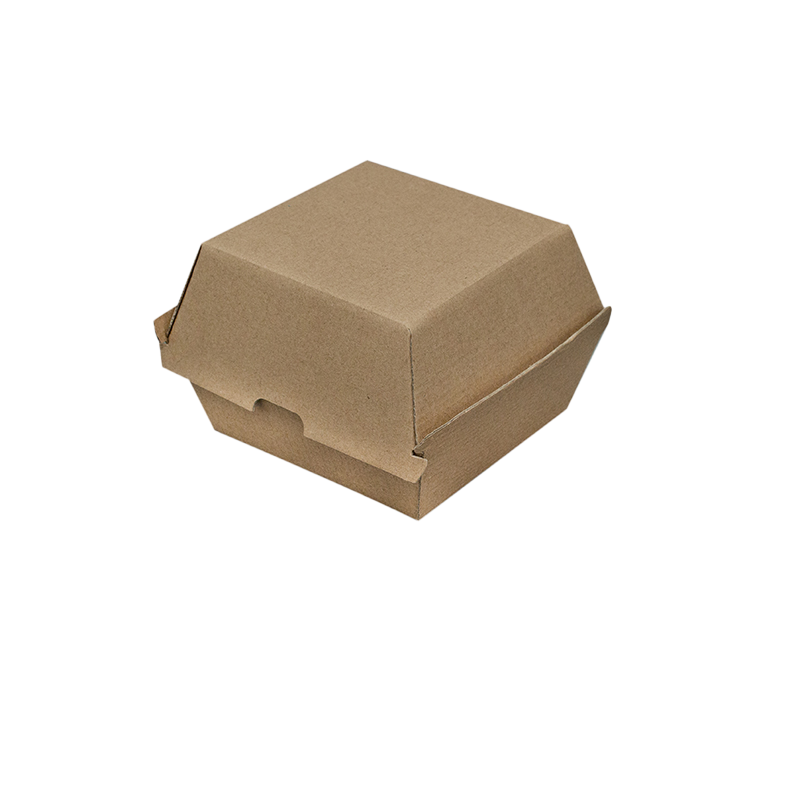 [PBBB-F] PAPER BOARD FSC MIX CREDIT BURGER BOX, 105 X 105 X 85
