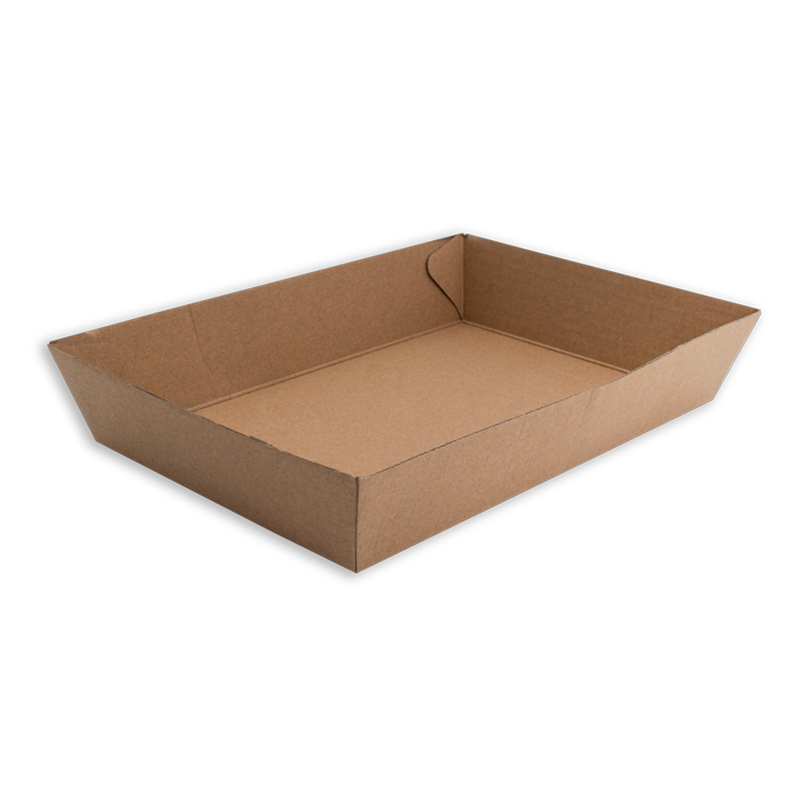 PAPER BOARD TRAY 4 FSC MIX CREDIT, 152 X 225 X 45