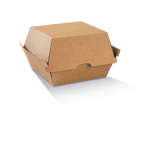 [PCB2HF] High Burger Box/Brown Corrugated Brown /Plain (FSC
Recycled SCS-COC-009890) 200pc/ctn