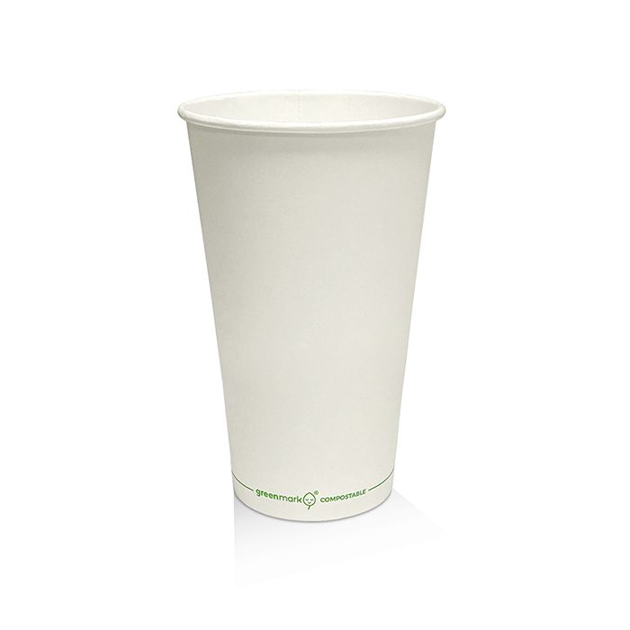 16 oz PE Coated SW Cup/Plain White 1000pc/ctn