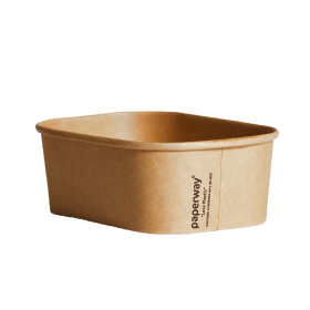 750ml Paperway Kraft PP
 Rectangular Container
