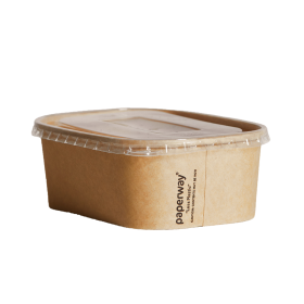 [PRCLIDPP-A] PP Lid to suit Paperway
 Rectangular container