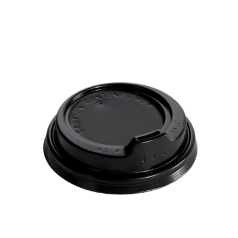 Spout Lid 8oz PS / Black 1000PC/CTN
