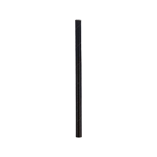 [PTSSB] PAPER Thick Shake Straw Black
 25x100pcs (8x220mm)